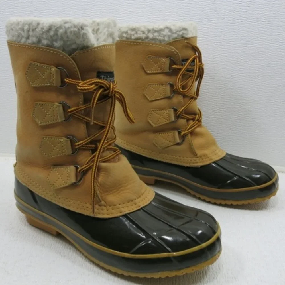 Northwest Territory Hunting Duck Boots Nubuck Leather Rubber Leather Insulated 4